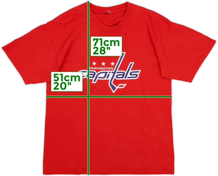 2007-11 Washington Capitals Ovechkin #8 Reebok Tee - 6/10 - (L)