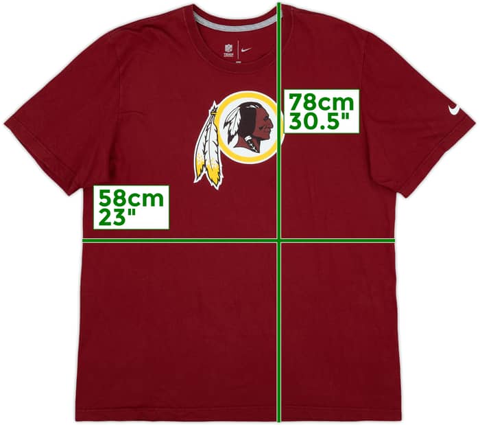 2012-15 Washington Redskins Griffin III #10 Nike Tee - 8/10 - (XL)