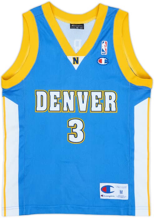 2006-08 Denver Nuggets Iverson #3 Champion Away Jersey - 8/10 - (M.Boys)