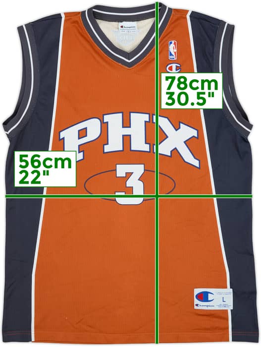 2005-08 Phoenix Suns Diaw #3 Champion Alternate Jersey - 6/10 - (L)