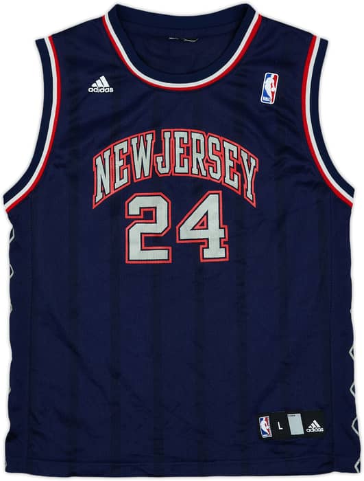 2006-08 New Jersey Nets Jefferson #24 adidas Away Jersey - 8/10 - (L.Boys)