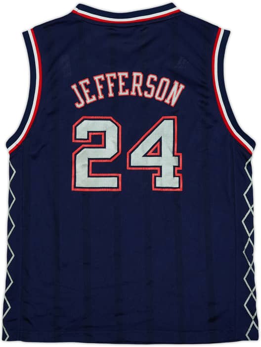 2006-08 New Jersey Nets Jefferson #24 adidas Away Jersey - 8/10 - (L.Boys)