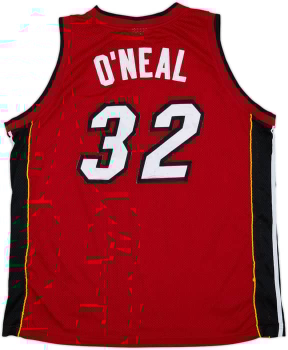 2004-07 Miami Heat O'Neal #32 Champion Authentic Alternate Jersey - 4/10 - (XXL)