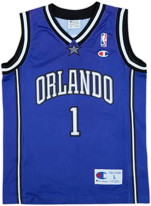 2003-04 Orlando Magic McGrady #1 Champion Away Jersey - 9/10 - (L.Boys)