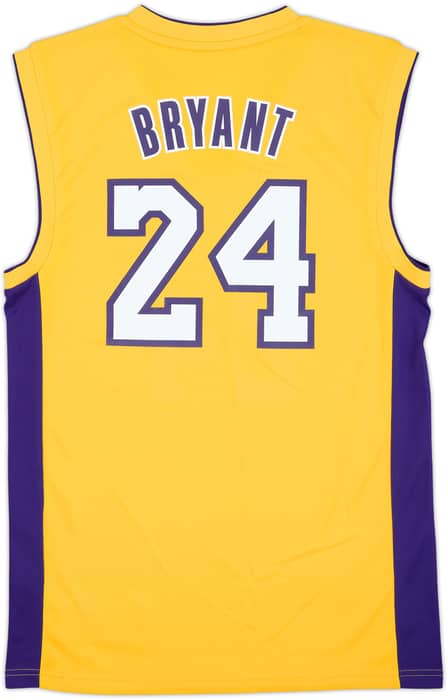 2010-14 LA Lakers Bryant #24 adidas Home Jersey - 9/10 - (S)
