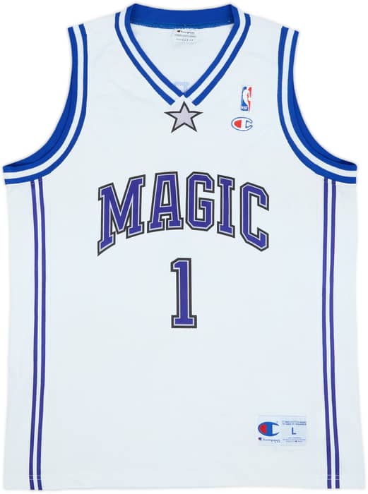 2003-04 Orlando Magic McGrady #1 Champion Home Jersey - 9/10 - (L)