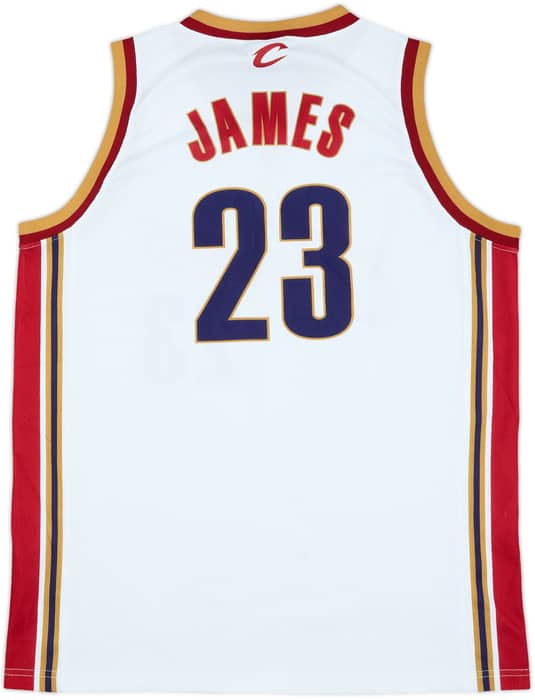 2003-10 Cleveland Cavaliers James #23 Champion Home Jersey - 7/10 - (XL)