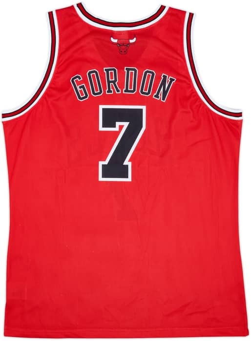 2004-09 Chicago Bulls Gordon #7 Champion Away Jersey - 9/10 - (XXL)