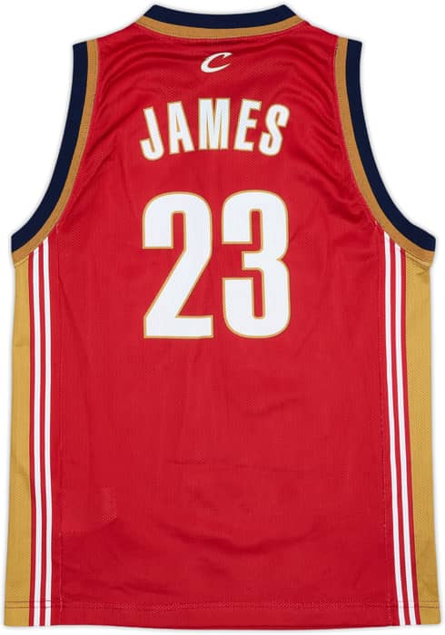 2003-10 Cleveland Cavaliers James #23 Champion Away Jersey - 9/10 - (S.Boys)