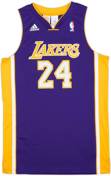 2010-14 LA Lakers Bryant #24 adidas Replica Away Jersey - 9/10 - (XL.Boys)