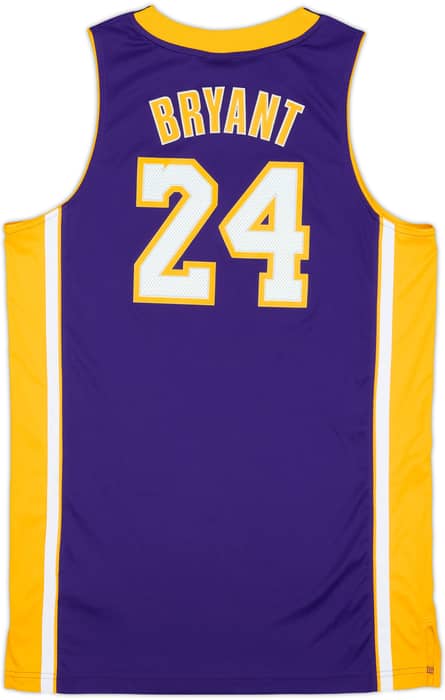 2010-14 LA Lakers Bryant #24 adidas Replica Away Jersey - 9/10 - (XL.Boys)