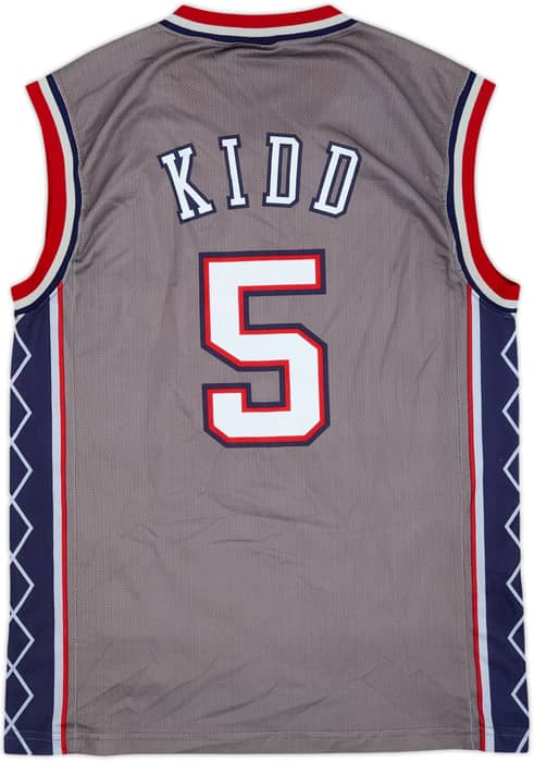 2001-05 New Jersey Nets Kidd #5 Champion Alternate Jersey - 9/10 - (S)
