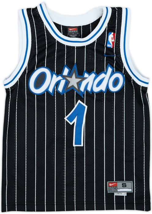 2000-04 Orlando Magic McGrady #1 Nike Throwback Swingman Away Jersey - 7/10 - (S.Boys)