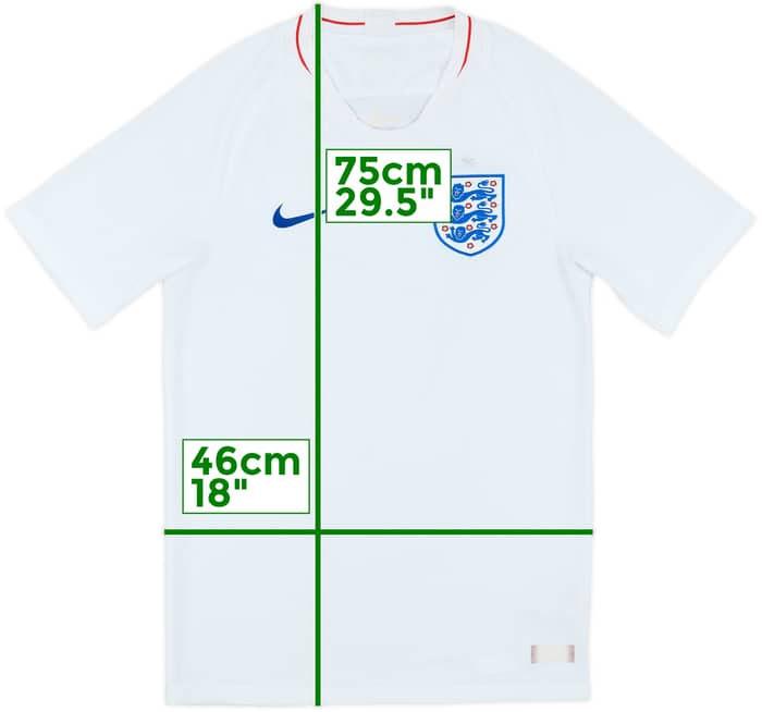 2018-19 England Home Shirt - 5/10 - (S)