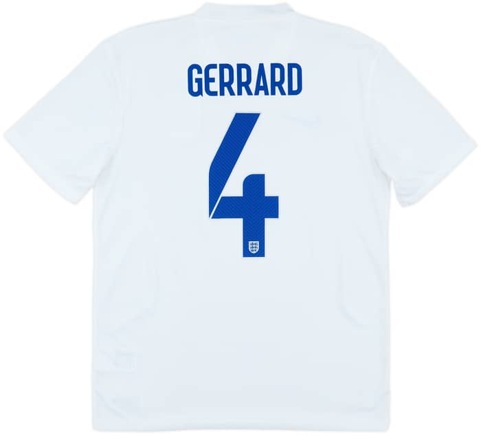 2014-15 England Home Shirt Gerrard #4 - 6/10 - (M)