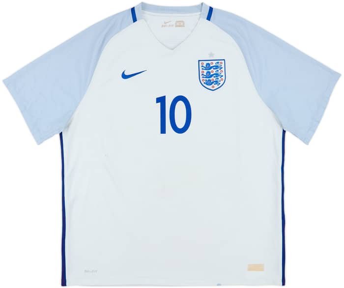2016-17 England Home Shirt Rooney #10 - 4/10 - (XXL)