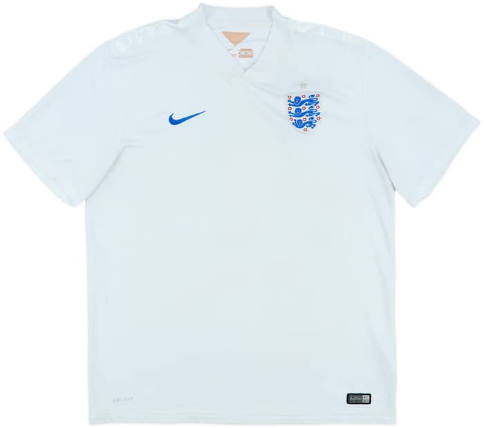 2014-15 England Home Shirt - 4/10 - (XL)