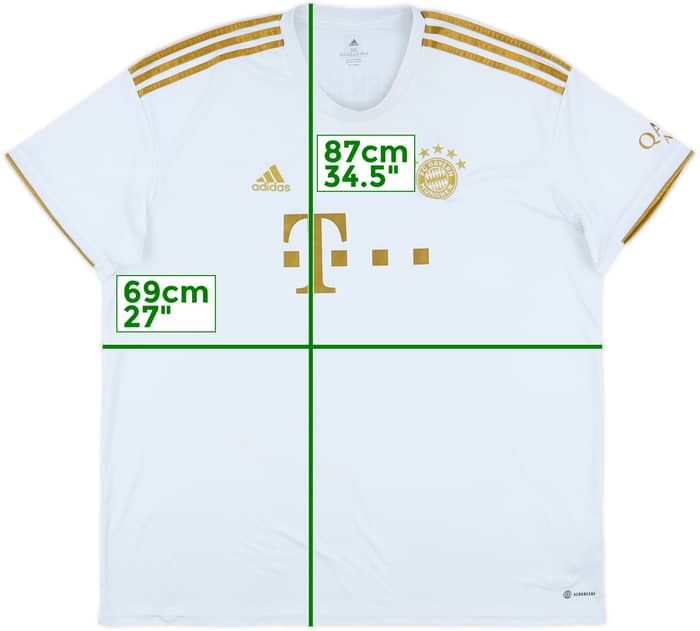 2022-23 Bayern Munich Away Shirt - 4/10 - (3XL)