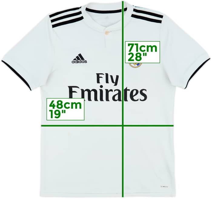 2018-19 Real Madrid Home Shirt - 5/10 - (S)