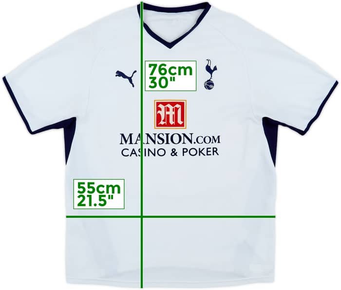 2008-09 Tottenham Home Shirt - 5/10 - (XL)