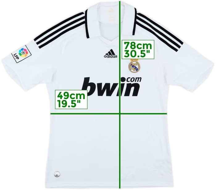 2008-09 Real Madrid Home Shirt - 5/10 - (M)