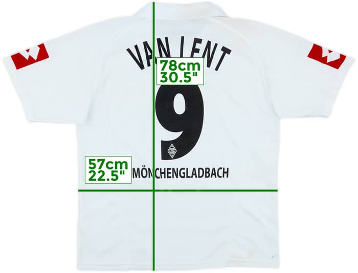 2003-05 Borussia Monchengladbach Home Shirt Van Lent #9 - 5/10 - (XL)