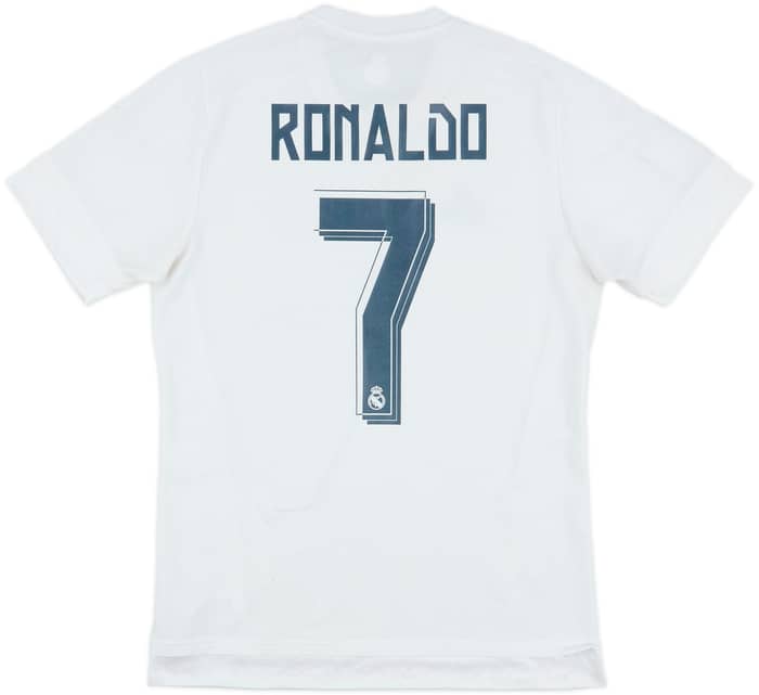 2015-16 Real Madrid Home Shirt Ronaldo #7 - 4/10 - (M)