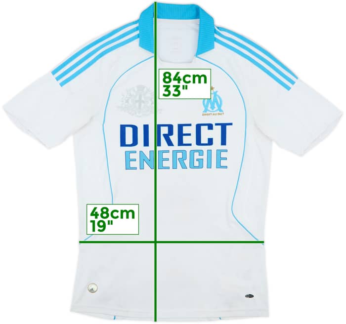 2008-09 Olympique Marseille Home Shirt - 4/10 - (M)