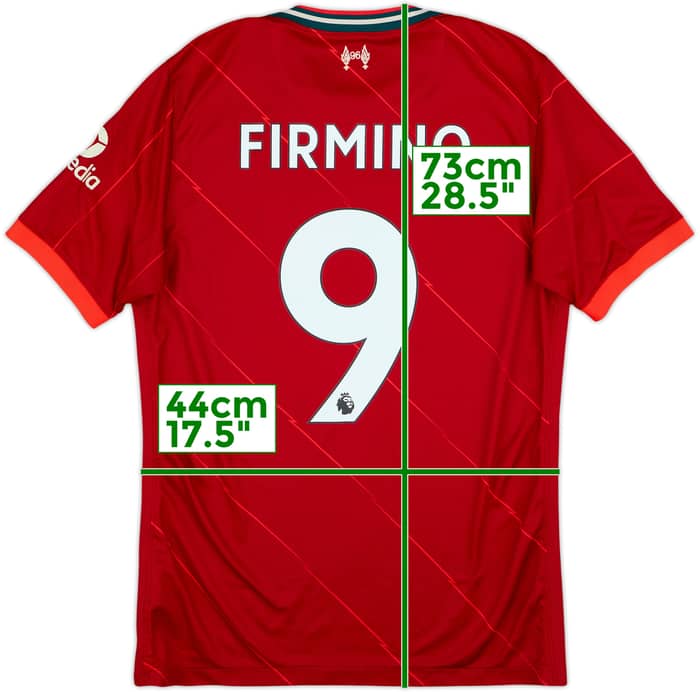 2021-22 Liverpool Home Shirt Firmino #9 - 5/10 - (M)