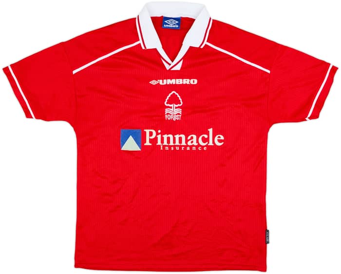 1998-00 Nottingham Forest Home Shirt Harkes #30 - 8/10 - (L)