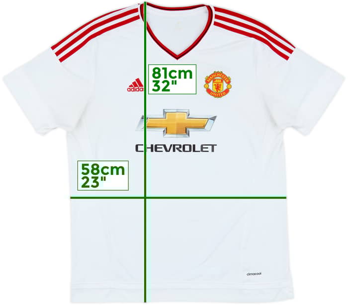 2015-16 Manchester United Away Shirt - 5/10 - (XL)