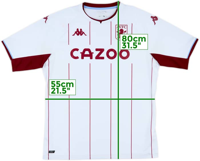 2021-22 Aston Villa Away Shirt - 5/10 - (XL)