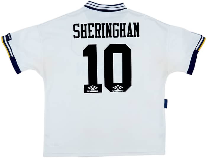 1993-95 Tottenham Home Shirt Sheringham #10 - 5/10 - (XXL)
