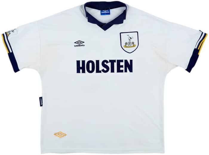 1993-95 Tottenham Home Shirt Sheringham #10 - 5/10 - (XXL)