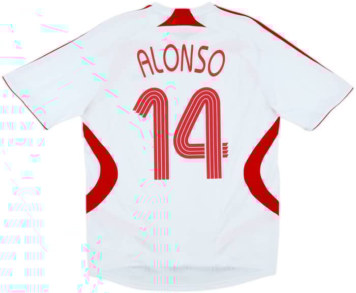 2007-08 Liverpool Away Shirt Alonso #14 - 5/10 - (M)