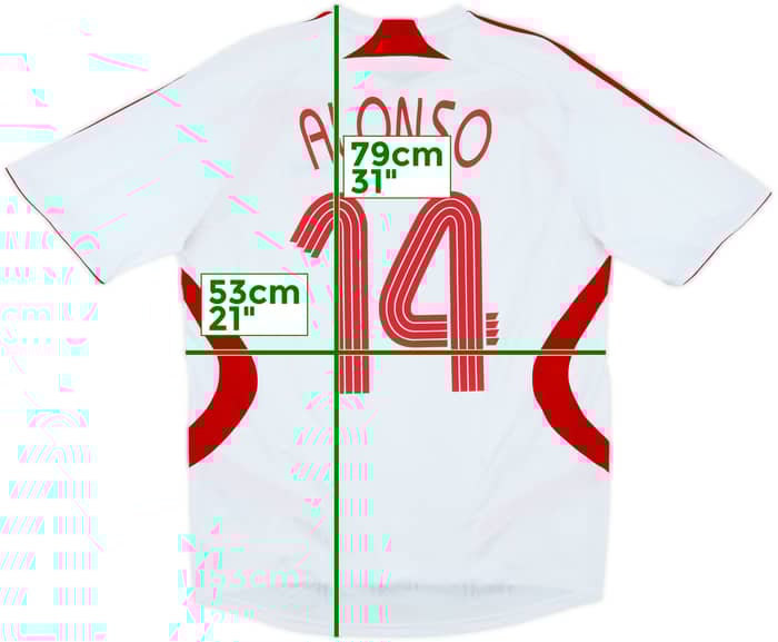 2007-08 Liverpool Away Shirt Alonso #14 - 5/10 - (M)