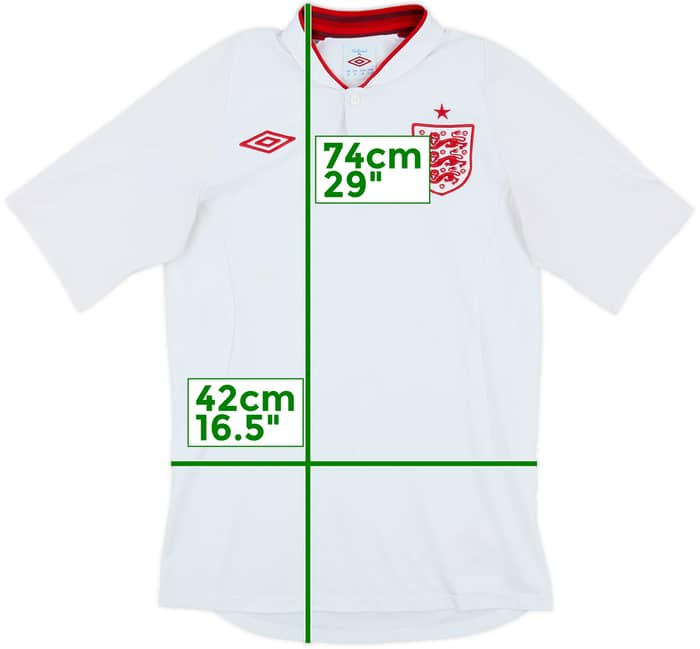2012-13 England Home Shirt - 5/10 - (S)