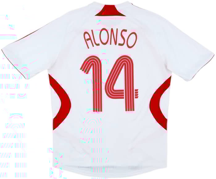 2007-08 Liverpool Away Shirt Alonso #14 - 5/10 - (M)