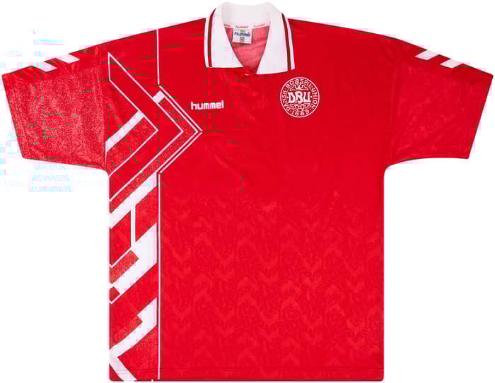 1994-96 Denmark Match Issue Home Shirt #2 (Rieper)