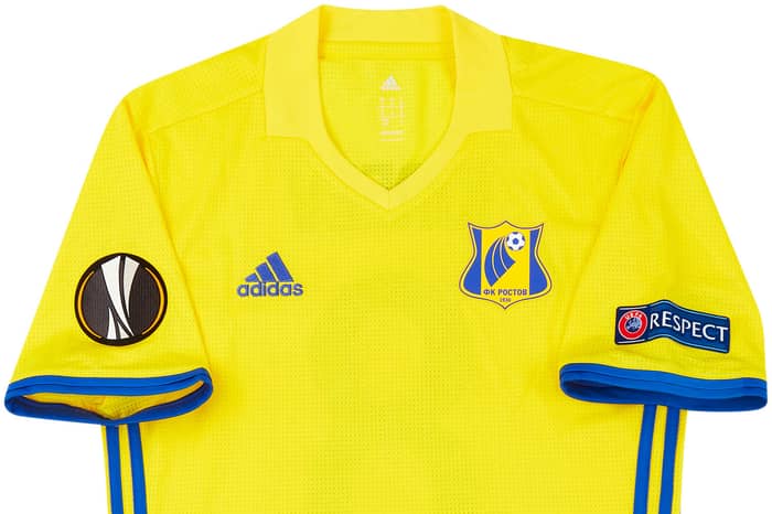 2016-17 FC Rostov Match Issue Europa League Home Shirt Kireev #8 (v Manchester United)