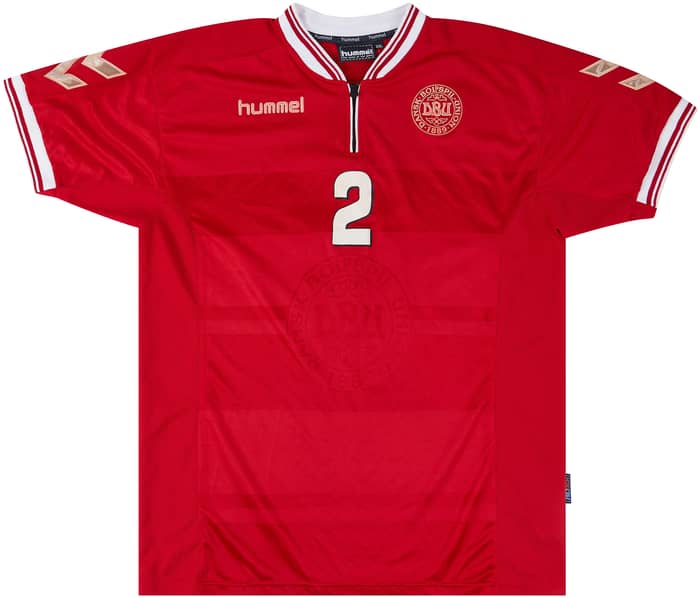 2000-02 Denmark Match Issue Home Shirt #2 (Colding)