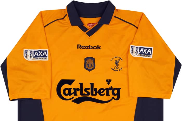 2000-01 Liverpool Match Issue FA Cup Final Away Shirt Hamann #16 (v Arsenal)