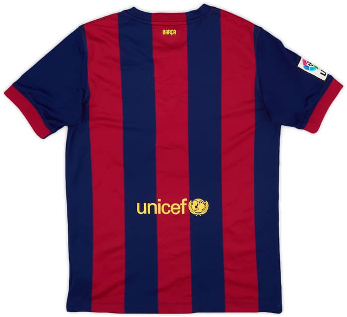 2014-15 Barcelona Home Shirt - 8/10 - (XL.Boys)
