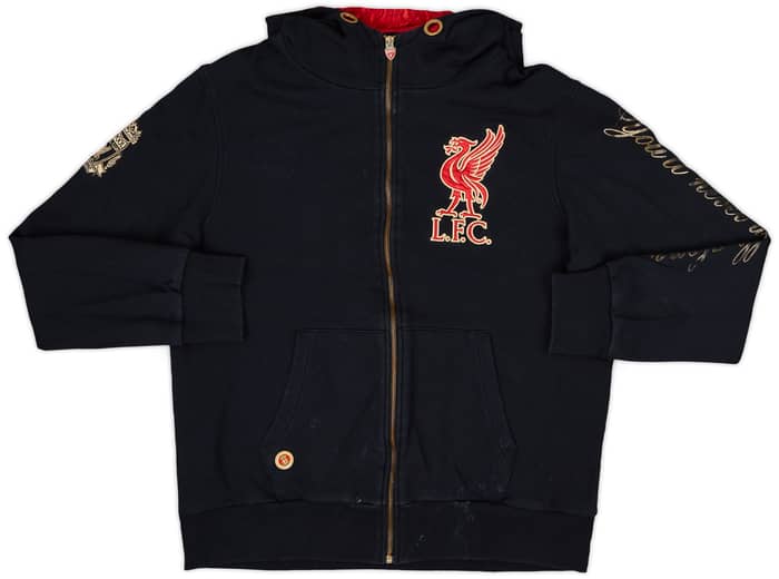2010-11 Liverpool Hooded Sweat Top - 6/10 - (L)