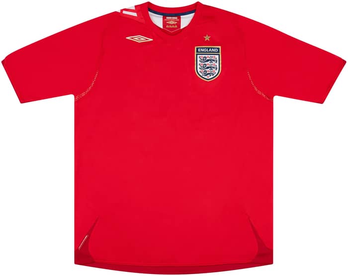 2006-07 England Match Issue Away Shirt Owen #10