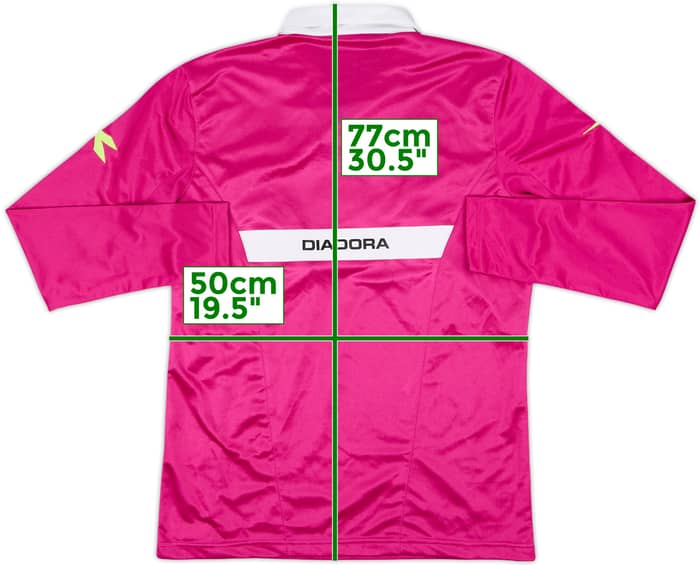 2012-13 Italy Diadora Referee L/S Shirt - 8/10 - (M)