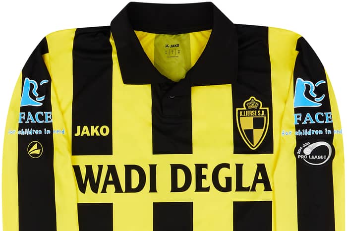 2014-15 K.Lierse SK Match Issue Home L/S Shirt Micic #34