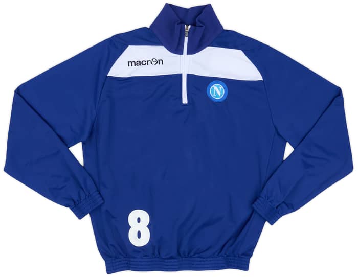 2014-15 Napoli Player Issue 1/4 Zip Training Top # - 5/10