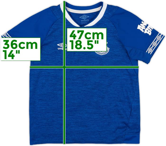 2018-19 Everton Home Shirt Richarlison #30 - 9/10 - (S.Boys)