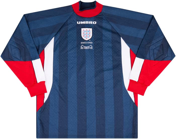 1998 England U-18 Match Issue GK Shirt #1 (Evans)